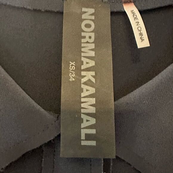 Norma Kamali slate gray button up Jumpshorts Romper, XS - Picture 10 of 12